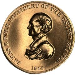 Medal - Peace and Friendship James K. Polk, President of the United States