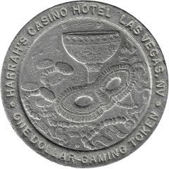 1 Dollar Gaming Token - Harrah`s Casino Hotel Las Vegas