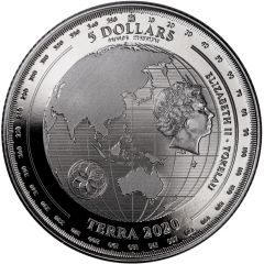 5 Dollars - Elizabeth II Terra