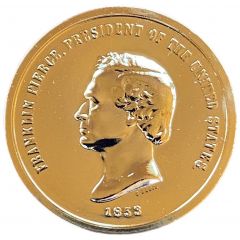 The Official Medals of America`s Presidents Franklin Pierce