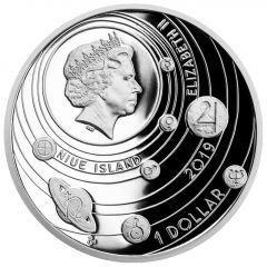 1 Dollar - Elizabeth II Moon