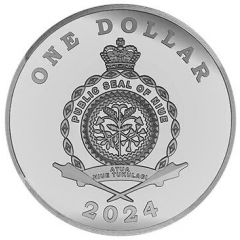 1 Dollar - Charles III Dryopteris