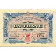 1 Franc - Chambre de commerce d`Annonay [07]
