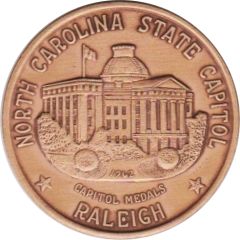 Medal - Capitol Medals - North Carolina State Capitol