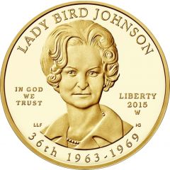 10 Dollars Claudia Taylor `Lady Bird` Johnson, Bullion Coinage