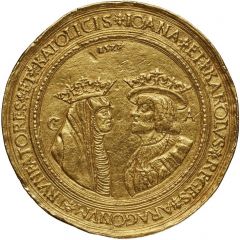 100 Ducats - Ioana and Karolus I proclamation
