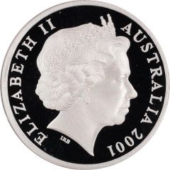 5 Dollars - Elizabeth II 4th Portrait - Bathurst Ladies Organizing Comittee, Masterpieces in Silver
