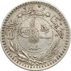 5 Para - Mehmed V `Reshat` right of Toughra