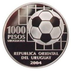 1000 Pesos Uruguayos 100th Anniversary of FIFA