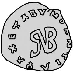 1 Siliqua - Gundobad Lugdunum/Lyon
