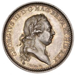 Medal - George III Recovery, silver