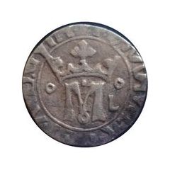 Vintém - Manuel I º M º, Lisboa mint
