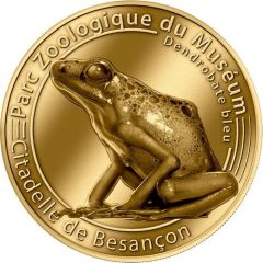 Jeton touristique - Monnaie de Paris - Besançon - Parc zoologique Batracien