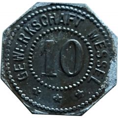 10 Pfennig - Messel Gewerkschaft