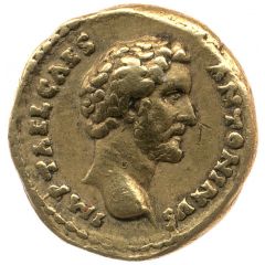 Quinarius Aureus - Antoninus Pius TRIB POT COS, Felicitas