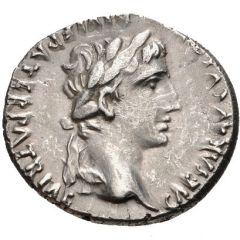 Denarius - Augustus, Gaius Caesar, and Lucius Caesar C L CAESARES AVGVSTI F COS DESIG PRINC IVVENT