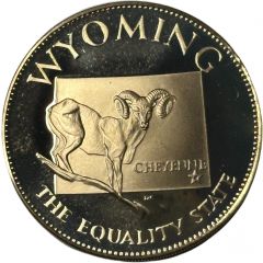 Medal - States of the Union Wyoming