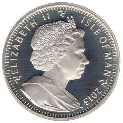 1 Crown - Elizabeth II Curling, Colourised Silver Proof