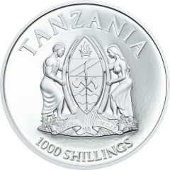1000 Shillings Black Rhinoceros