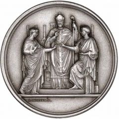 Médaille de Mariage - Echange des consentements Merley