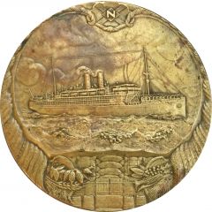 Medal - 50 years existence of the Stoomvaart Maatschappij