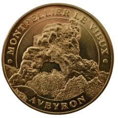 Tourist token - Monnaie de Paris - Peyreleau - Montpellier-le-Vieux la porte de Mycène