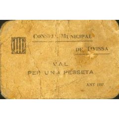 1 Peseta Tivissa