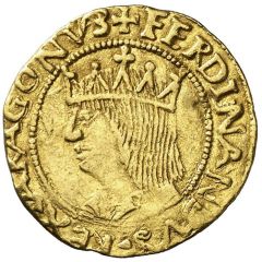 1 Ducat - Ferdinandus II large head