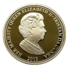 50 Pence - Elizabeth II Queen in Red Hat