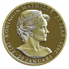 Medal - Queen Mathilde - 50 Jaar