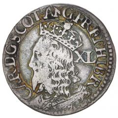 40 Pence - Charles I 3rd Coinage, 1st Issue