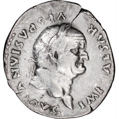 Denarius - Vespasian IMP XIX