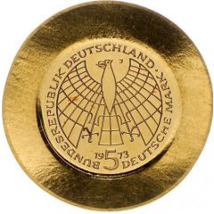 5 Deutsche Mark Nicolaus Copernicus - Pattern