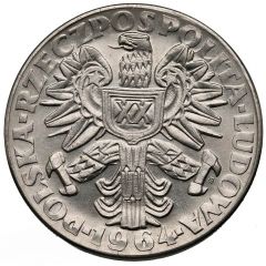 20 Zlotys 20th Anniversary of People`s Republic of Poland,Trial Strike Ni