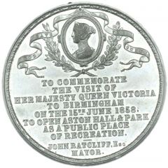 Medal - Victoria Aston Hall, J. Moore, 45mm
