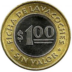 1 Dollar - Ficha de Lavacoches