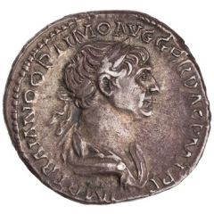 Denarius - Trajan COS VI P P S P Q R, Genius