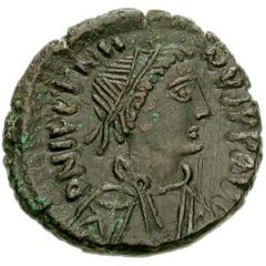 5 Nummi - Justinian I Rome, V, Large Module