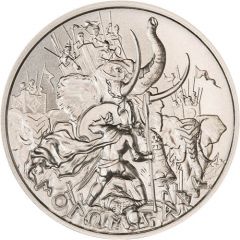 2 oz Silver Molon Labe IV