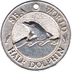 Token - Half Dolphin Sea World - Gold Coast