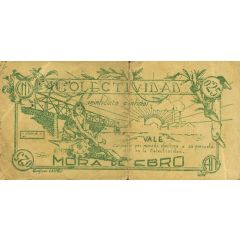 25 Centimos Mora de Ebro, Colectividad C.N.T - A.I.T.