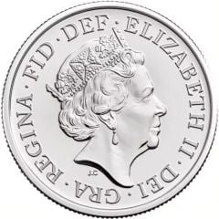 6 Pence - Elizabeth II 5th portrait, Silver
