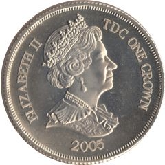 1 Crown - Elizabeth II Lord Nelson