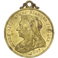 Medalet - Victoria Diamond Jubilee; Ararat, gold