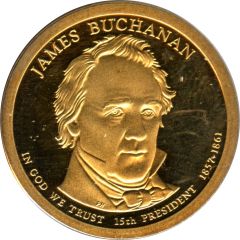 1 Dollar James Buchanan