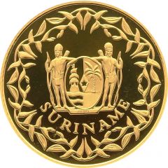 500 Guilders 125th Anniversary De Surinaamsche Bank