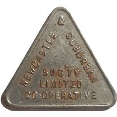 Token - 1/2 Pint Milk Newcastle & Suburban Co-operative Society