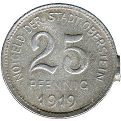 25 Pfennig - Oberstein