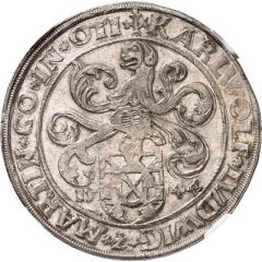 1 Thaler - Charles Wolfgang, Louis XV and Martin