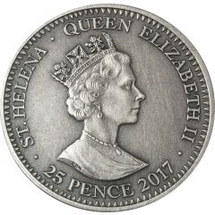 25 Pence - Elizabeth II Testern